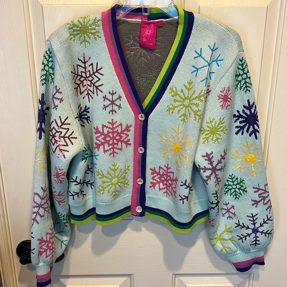 Queen of Sparkles Snowflake Cardigan